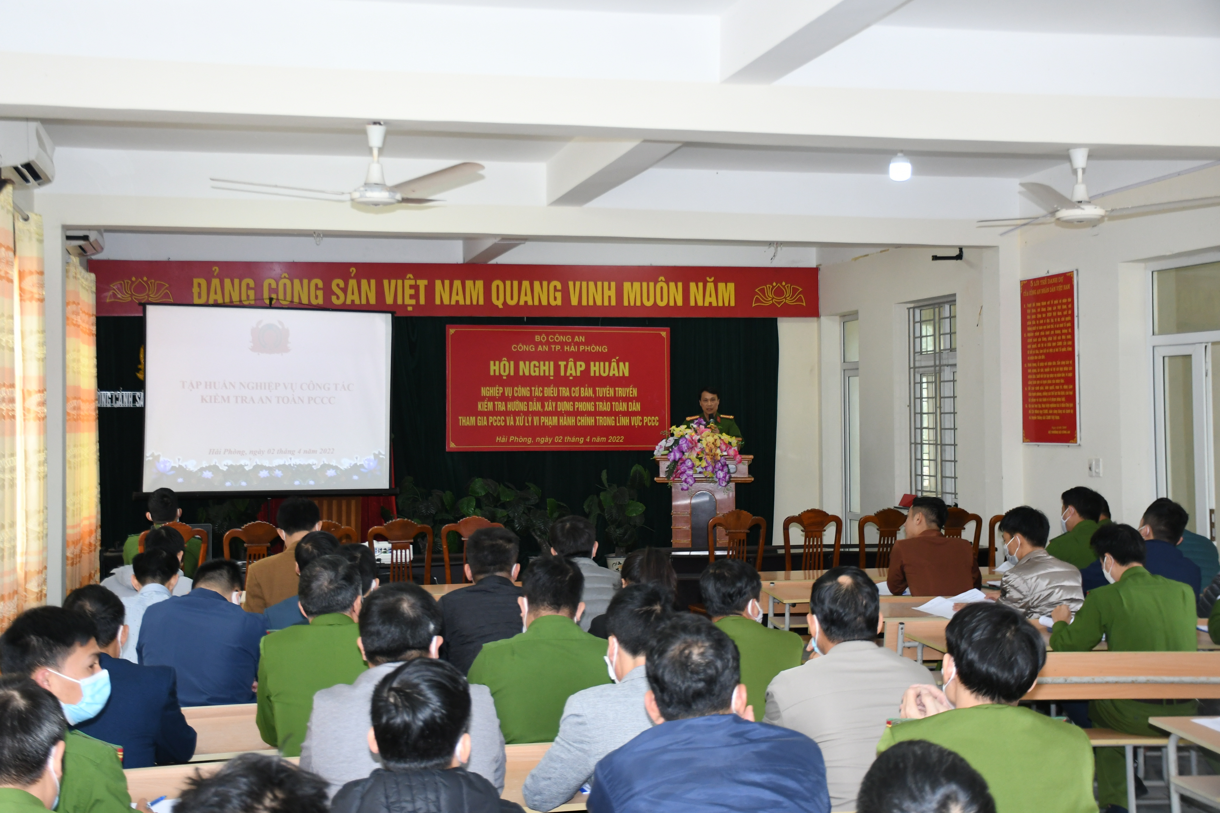 Phòng Cảnh sát phòng cháy, chữa cháy và cứu nạn, cứu hộ: Tập huấn 150 cán bộ cấp phường trong lĩnh vực phòng cháy, chữa cháy